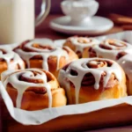 Cinnamon rolls with cream cheese icing