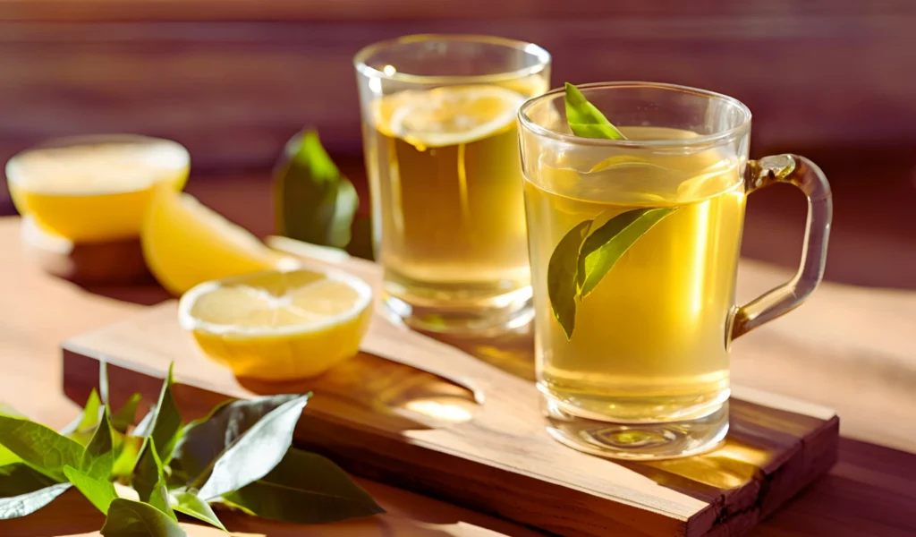 Bariatric tea in a glass cup