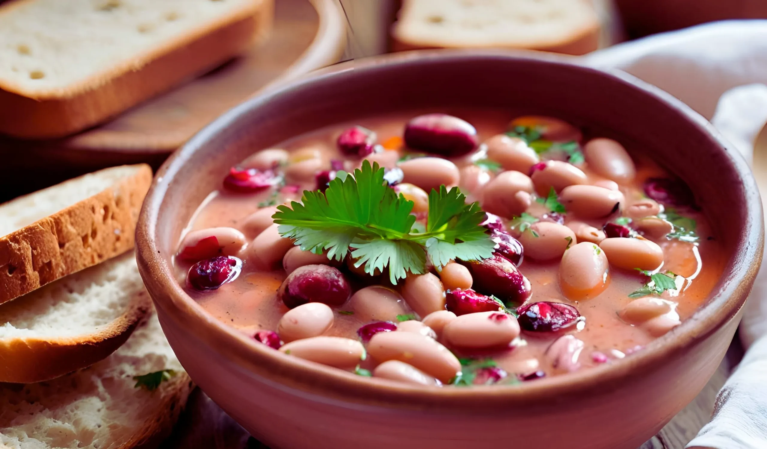 Delicious cranberry beans recipe dish