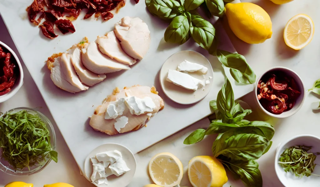 Ingredients for Italian-inspired chicken	