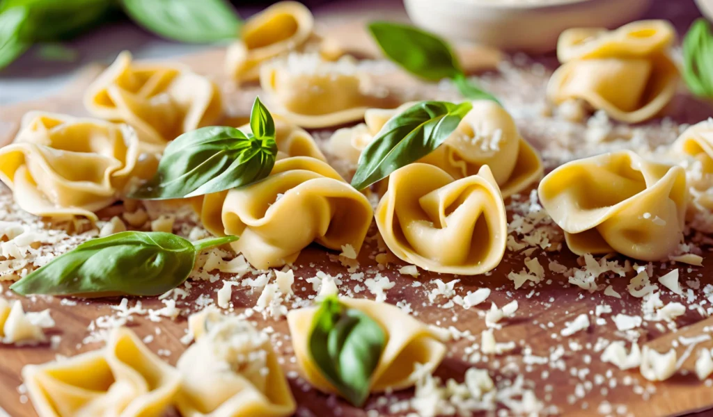 Italian tortellini pasta origins	