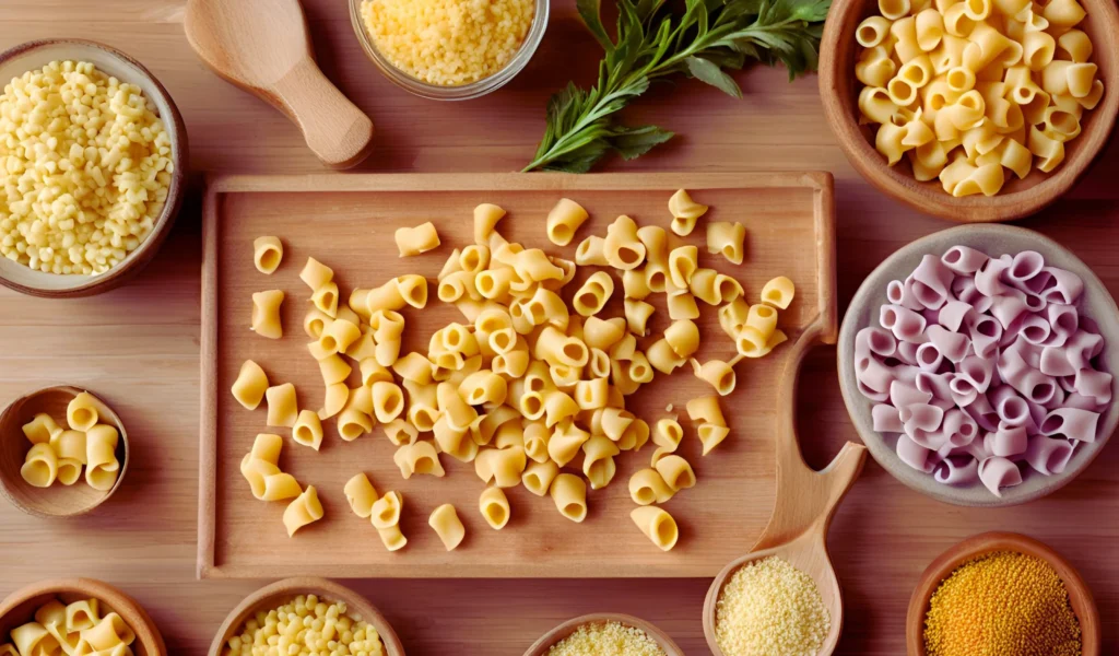 Versatile pasta shapes	