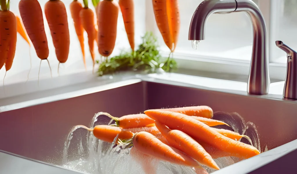 Preparing Fresh Carrots	