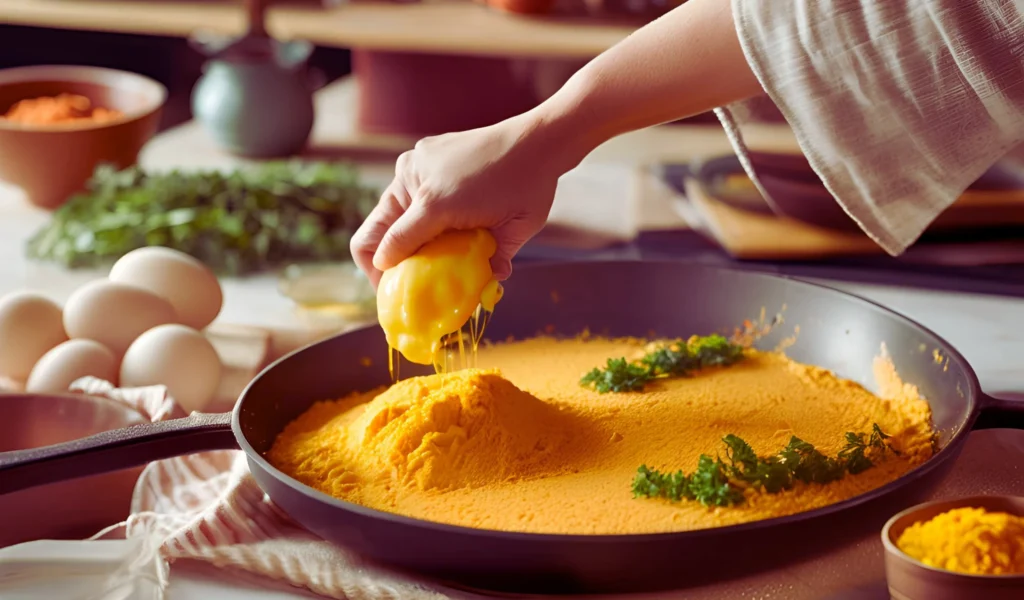 Egg Bharta in a Pan