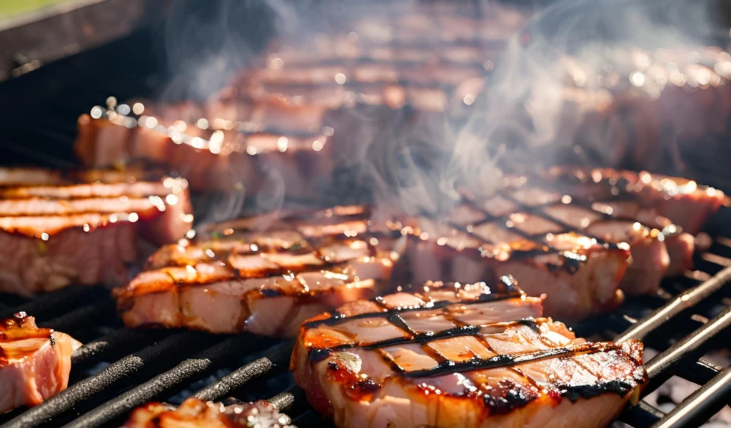 Grilling Al Pastor Meat