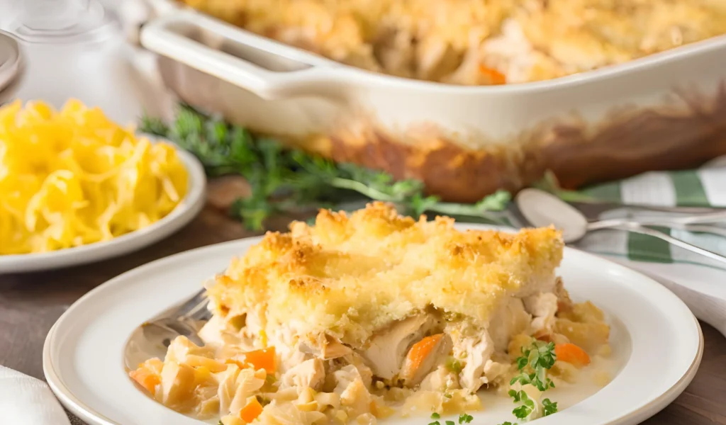 Creamy chicken casserole