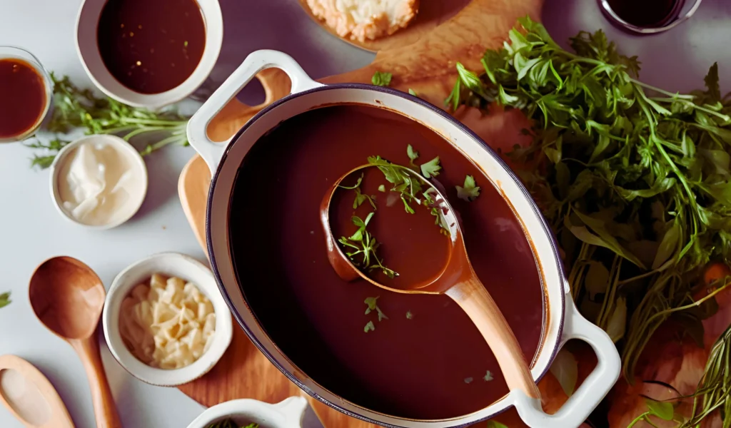 Gravy with pan drippings	