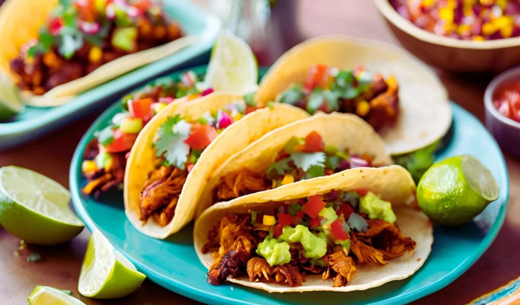 Al Pastor Tacos with Sides