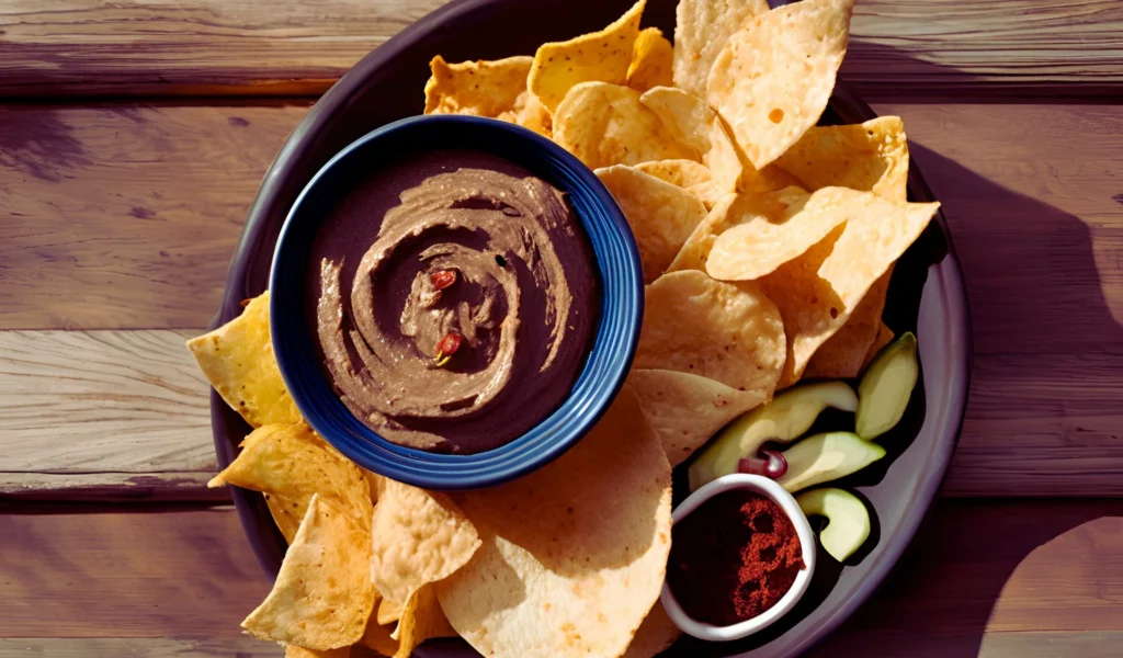 Smoky black bean hummus variation	