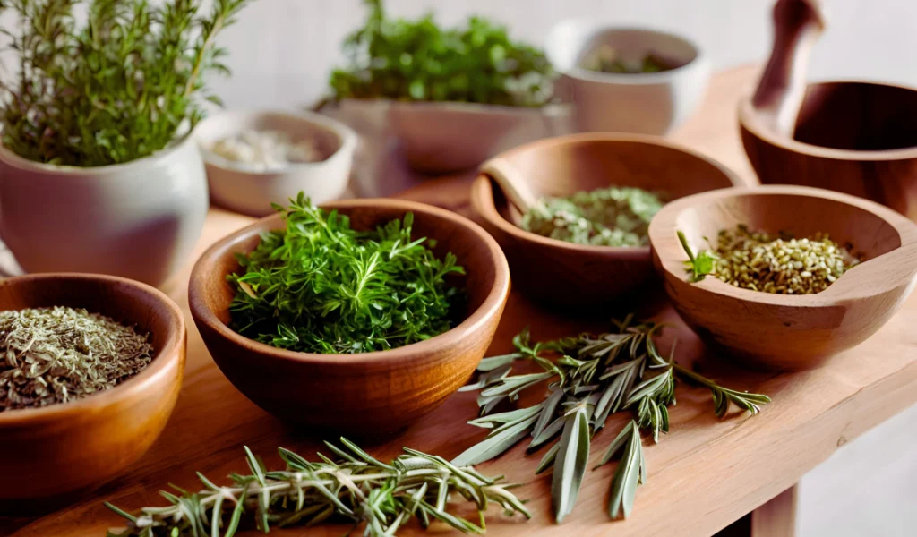 Herbs and spices for cooking