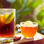 Costa Rican tea with lime and cinnamon