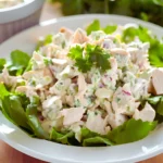 Chicken salad served in a bowl