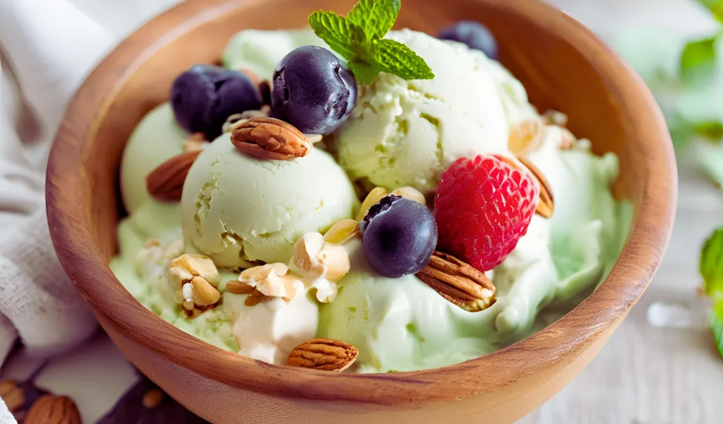 Healthy homemade ice cream