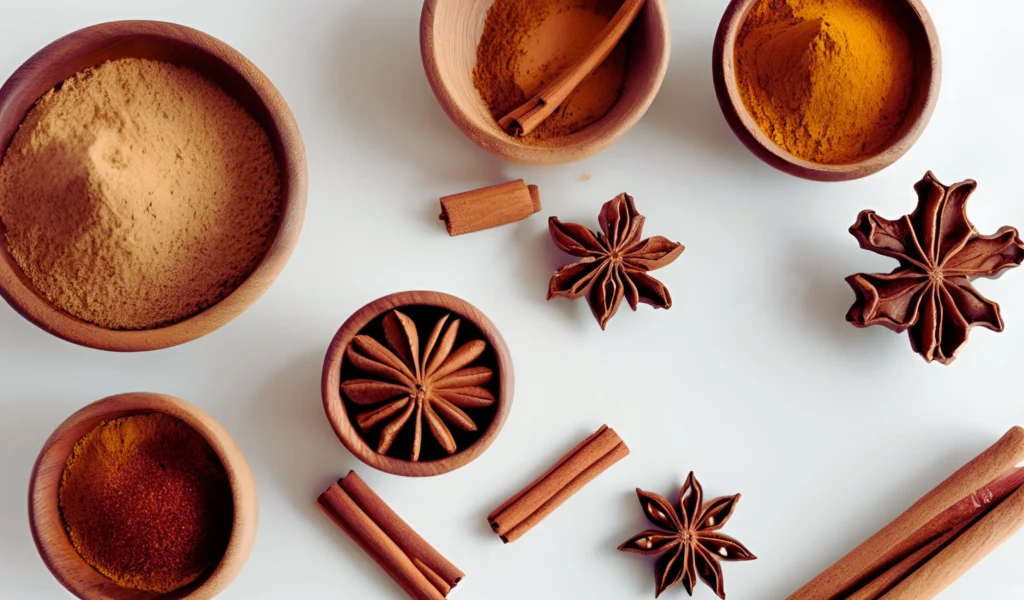 Spices for gingerbread syrup	