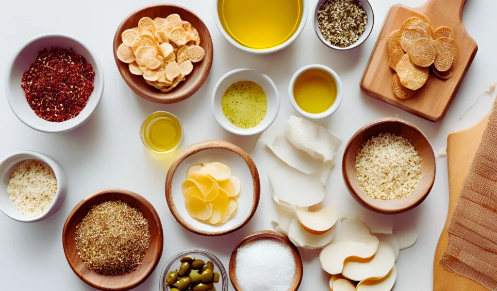 Ingredients for bagel chips	