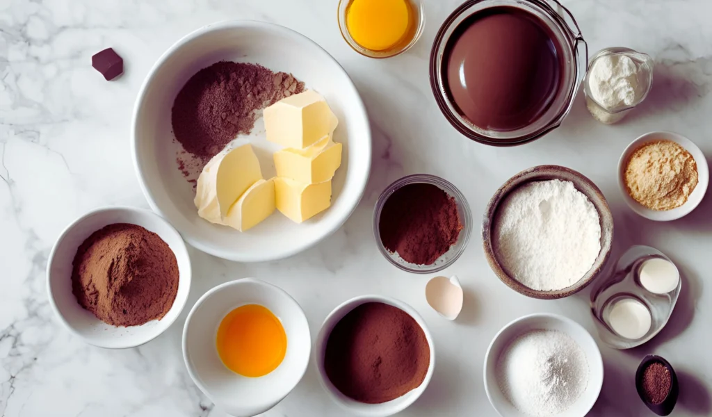 Chocolate bread ingredients