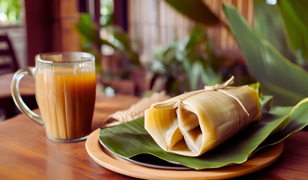 Tea and Costa Rican tamales pairing	