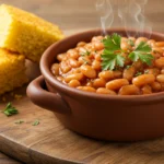 Delicious baked beans dish