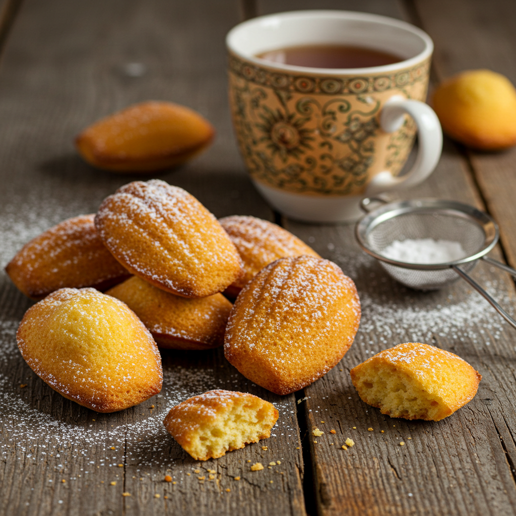 Buttery homemade Madeline cookies