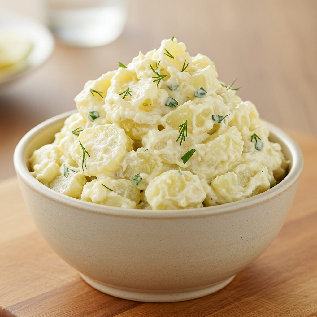 Classic Creamy Hellmann’s Potato Salad in Bowl