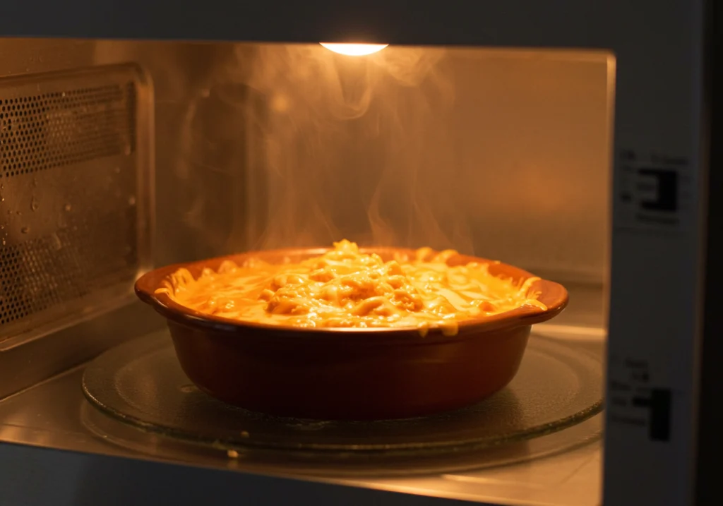 Reheating leftover Buffalo chicken dip