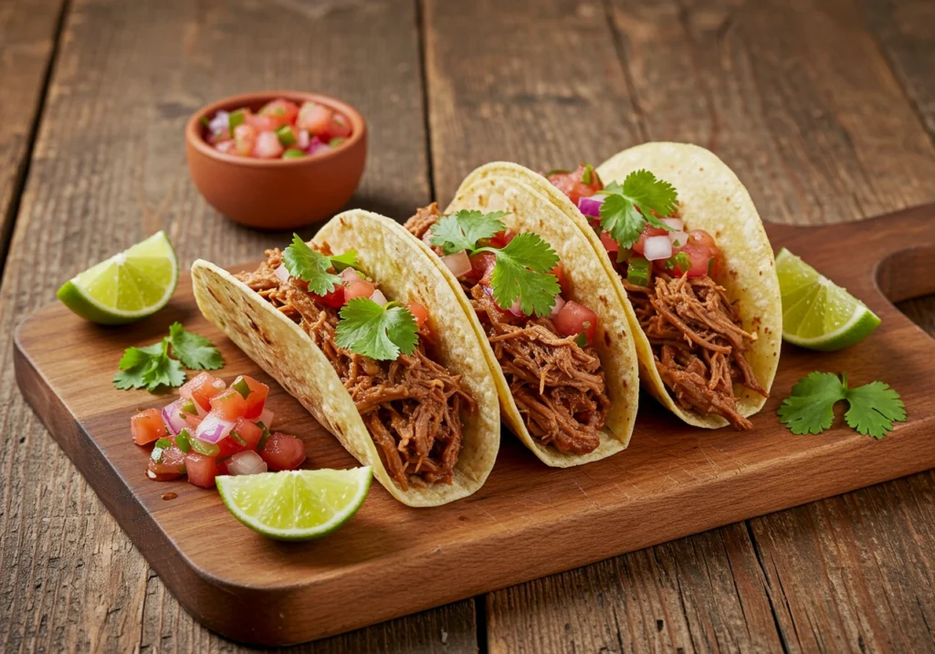 Squirrel tacos with fresh salsa