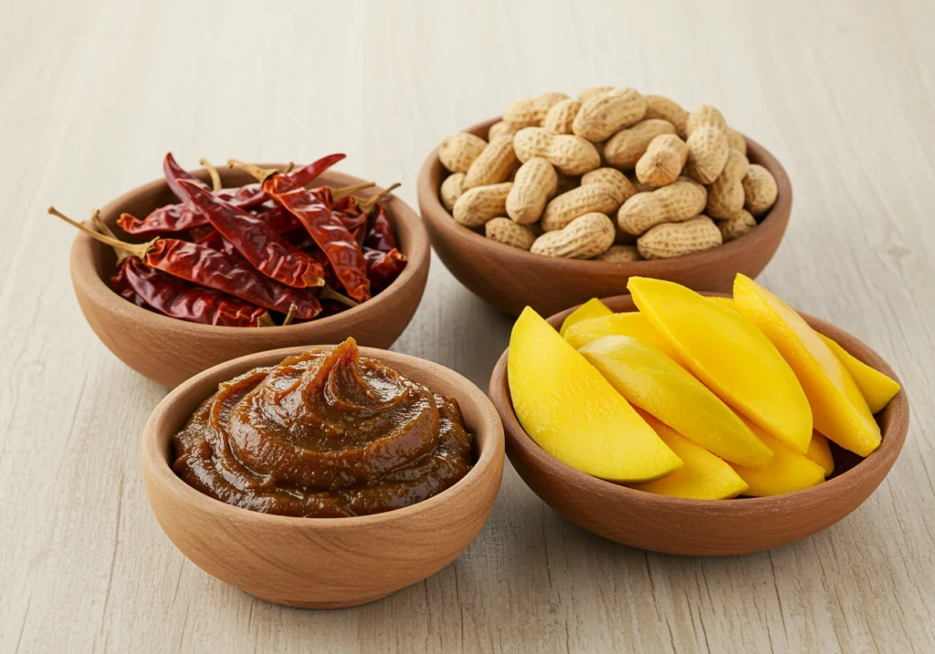 Ingredients for homemade Mexican sweets	