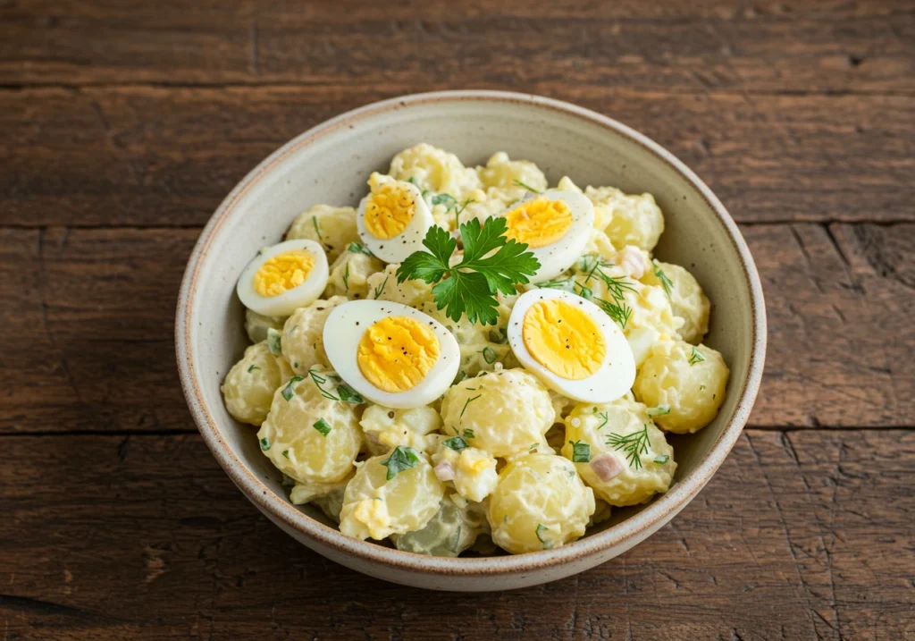 Hellmann's potato salad in bowl